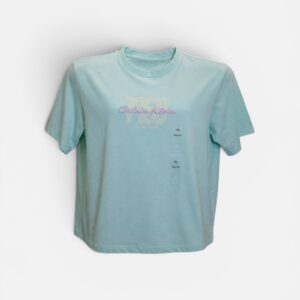 Calvin Klein Boxy Fit T-Shirt “1968 New York” graphic - Mint green