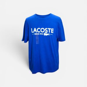 Lacoste Men’s Since 1933 Logo T-Shirt (Blue)