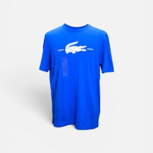 Lacoste Men’s Crocodile Logo T-shirt (Blue)