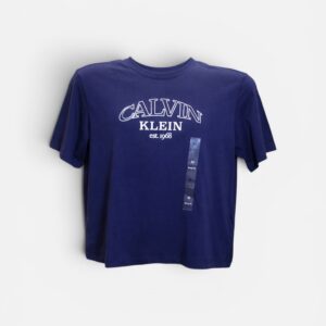Calvin Klein Logo T-Shirt – Blue / Violet